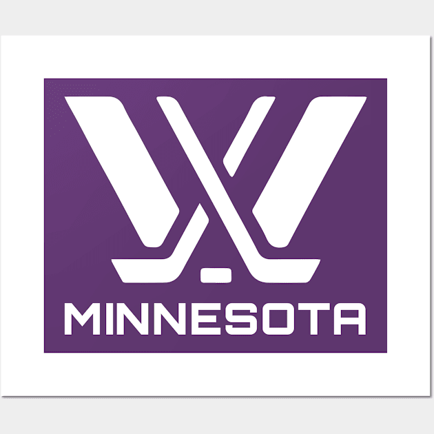 PWHL Minnesota Logo Wall Art by logoarts